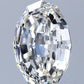 50% deposit 1Ct GIA oval Step cut natural white diamond